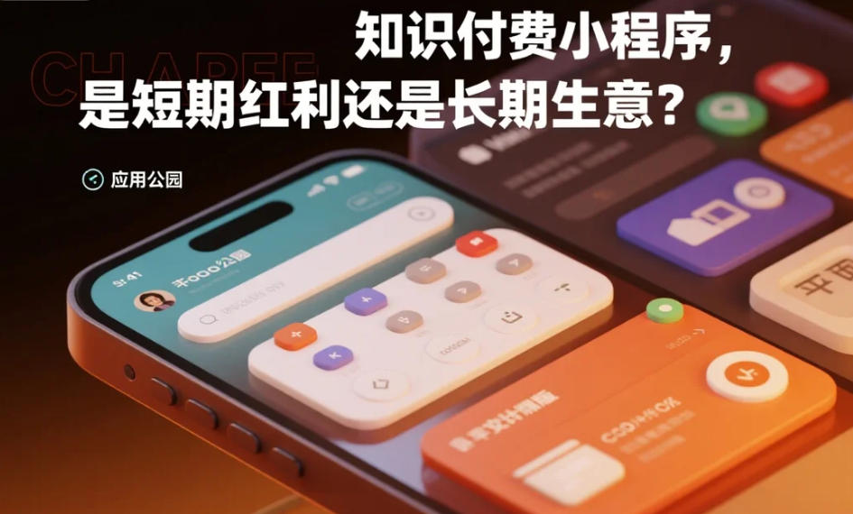 知識付費小程序,是短期紅利還是長期生意?